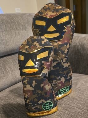 Luchador Golf Driver / Wood Headcover Set - Chip N Putt